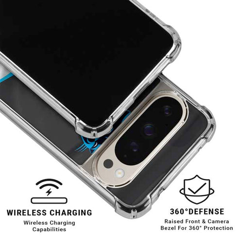 NFL Carolina Panthers Pixel 9/9 Pro Clear Case